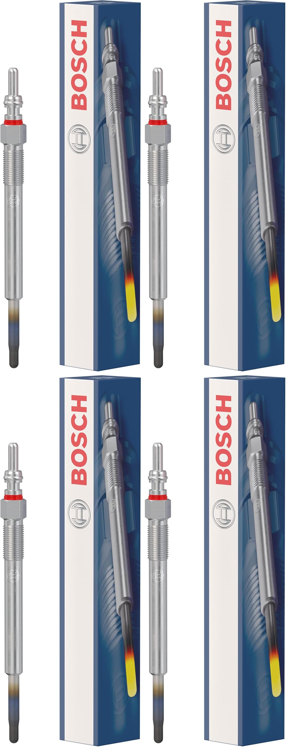 Bosch 0250404004 (GLP270) - Candeletta Duraterm High Speed - Scatola in cartone - confezione da 4 pezzo - per veicoli a motore diesel