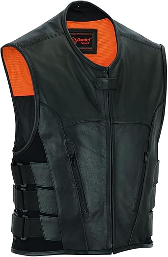 Vest Ladies Moto Summer Motorcycle Vest Women's Black Leather