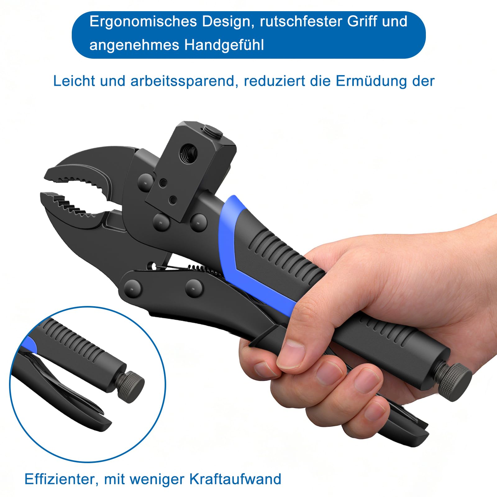 Jauge de rotor de frein à disque avec jauge de 0 à 10 mm (résolution de 0,01 mm), testeur de résistance aux chocs des disques de frein de voiture, étau de serrage avec bras flexible à 360°
