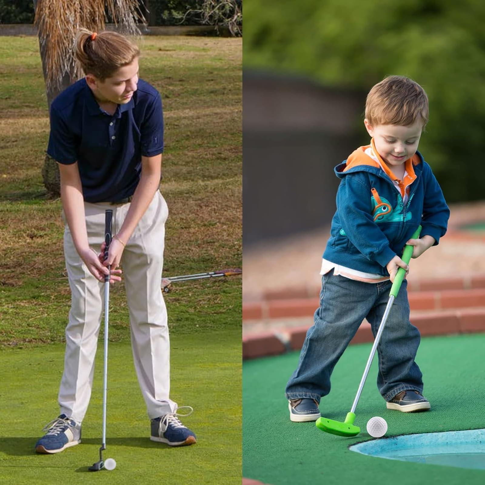 AHEJIOO 16 pelotas de golf, pelotas de golf, pelotas de espuma, pelotas de minigolf, comprar, alfombrilla de vicio putting, pelota de espuma, colorido entrenamiento