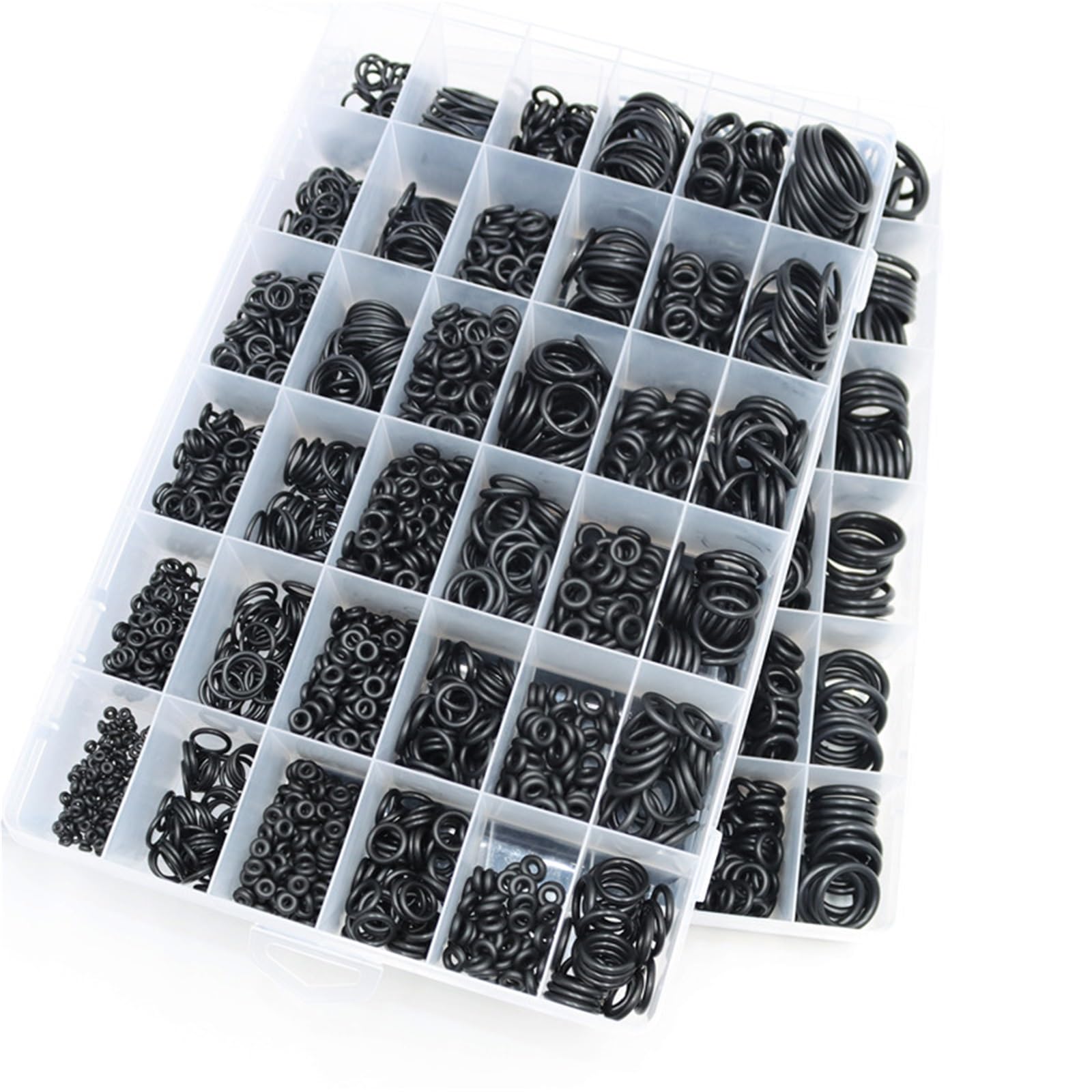 Junta del motor de la motocicleta 3230p 36 tamaños Arandela de sellado junta tórica goma resistente al aceite Junta para fontanería Reparación grifos automóviles(3230pcs)