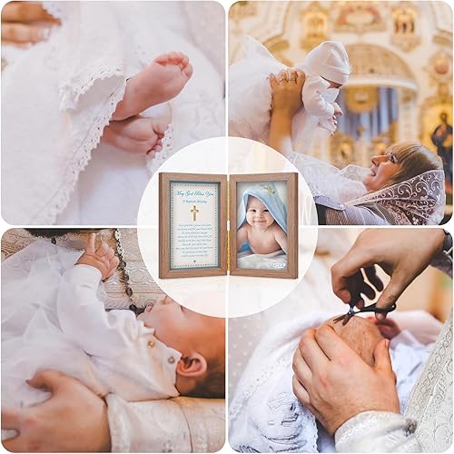 Miniatura 2 de Marco de fotos de bautismo para bebés, marco de fotos de bautismo para niños, marco de fotos de recuerdo de bautizo, regalos de bautismo para bebés