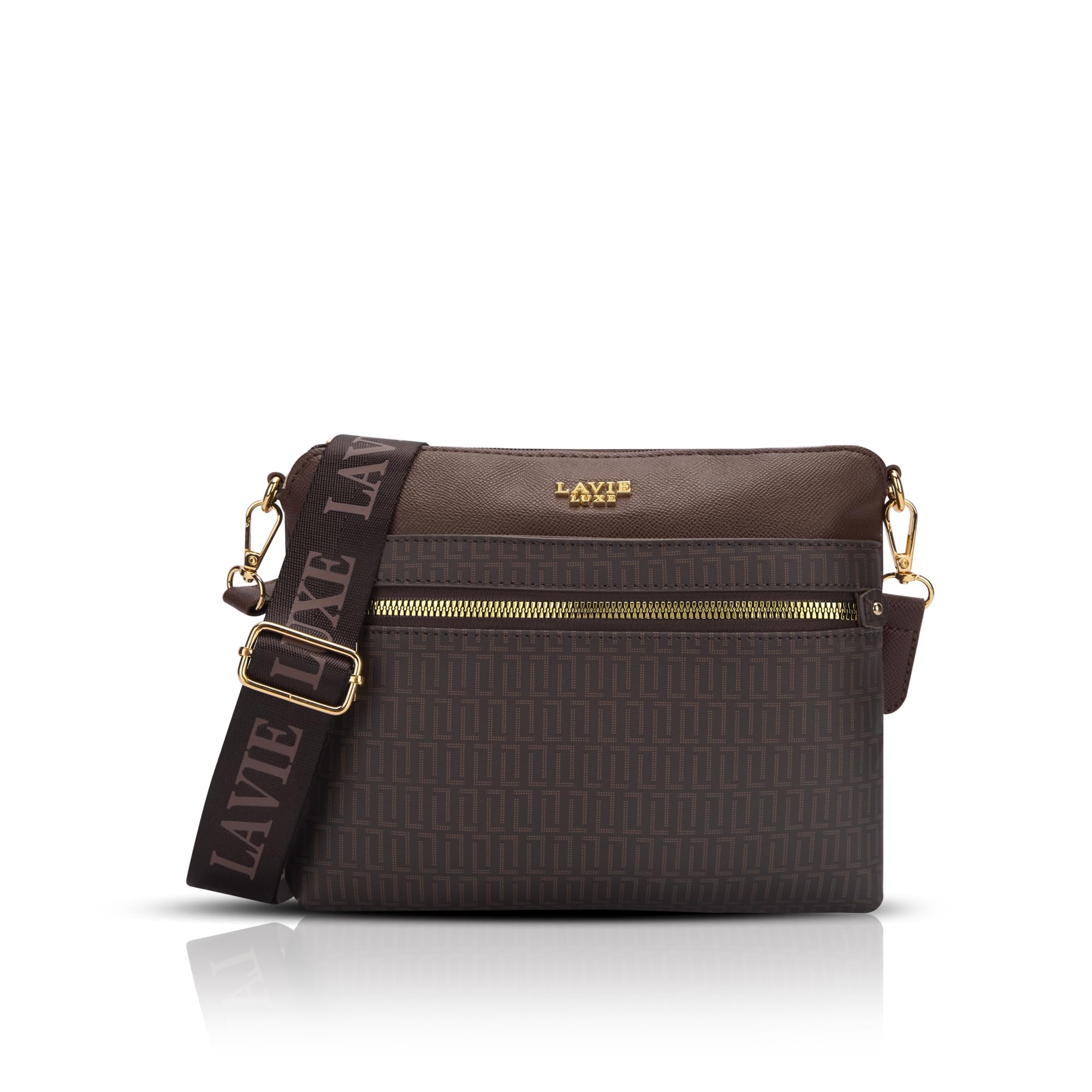 Women's Mono Quick 25 Small Monogram Print Topzip Cross Body Sling Bag | Ladies Purse Handbag | Ladies Gift-image-34