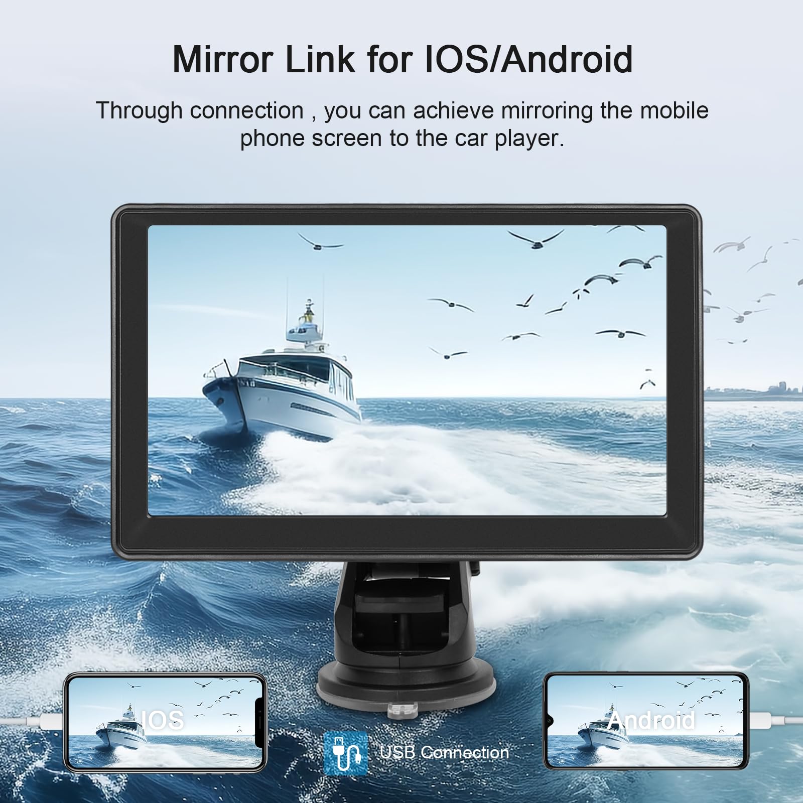 Autoradio Android Pour Peugeot 207 (2006-2015) – 9 Pouces, CarPlay/Android Auto, 6+128 Go, Caméra Recul