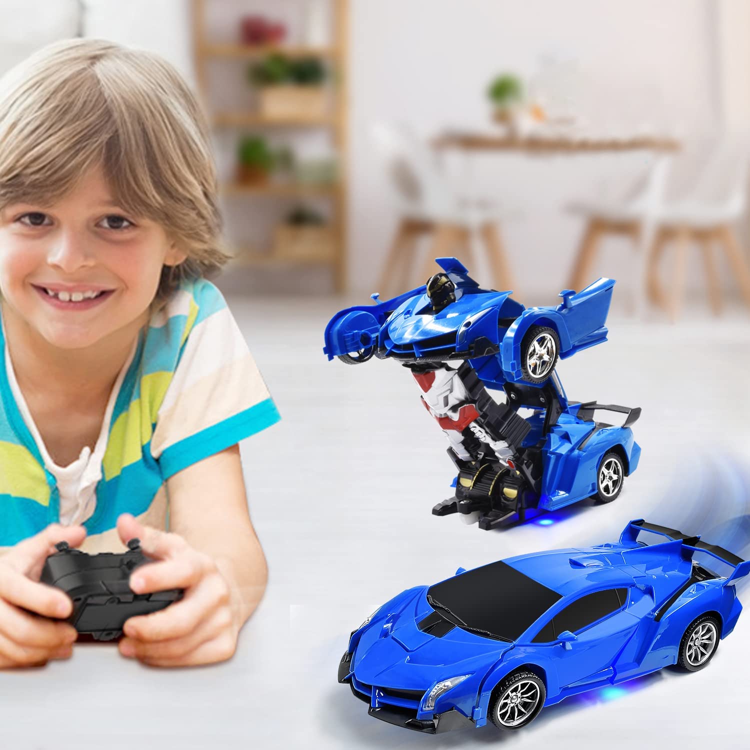 New Robot Deformed RC Car Model Toy Gift,Remote Control