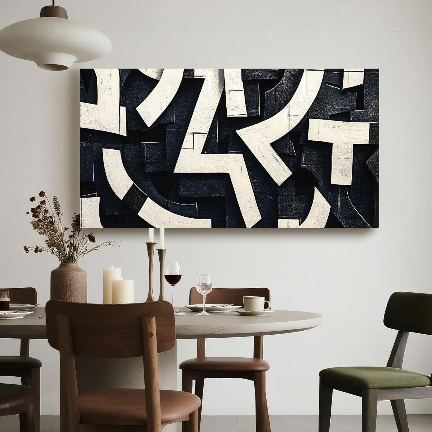 Iallbin Abstract Canvas Wall Art, Large Wall Art for Living Room, for Wall Modern Paintings Wall Decor Living Room, Kitchen Home and Office