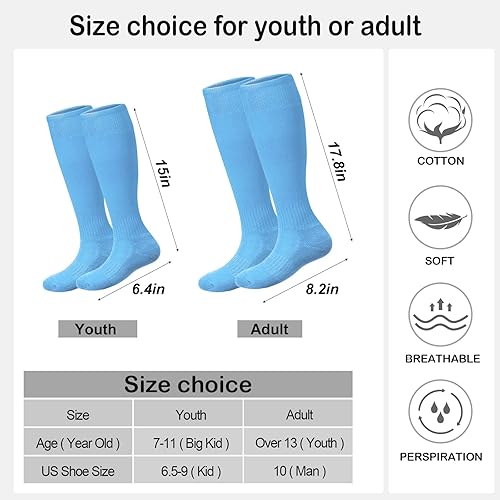 Miniatura 3 de Conjunto de calcetines de béisbol y cinturón rojo para jóvenes, cinturón de sóftbol con calcetín de sóftbol, cinturón elástico para la cintura para