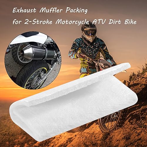 Miniatura 7 de Silenciador de escape de fibra de vidrio para motocicleta de 2 tiempos ATV motocicleta Dirt Bike Repack tubo de escape silenciador silenciador