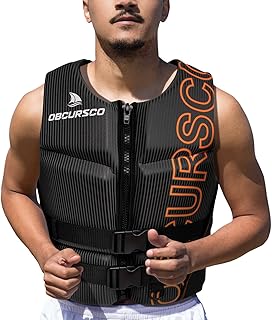 Sponsored Ad - Obcursco Neoprene Adults Watersport Jackets & Vests, Universal for Kayak, Paddle Board, SUP, Boating and Je...