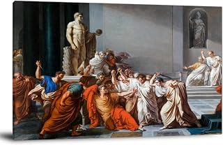 FAGUANG Assassination Murder of Julius Caesar Rome Roman Poster Decorative Painting Canvas Wall Art Living Room Posters Bedroom Painting 12x18inch(30x45cm)