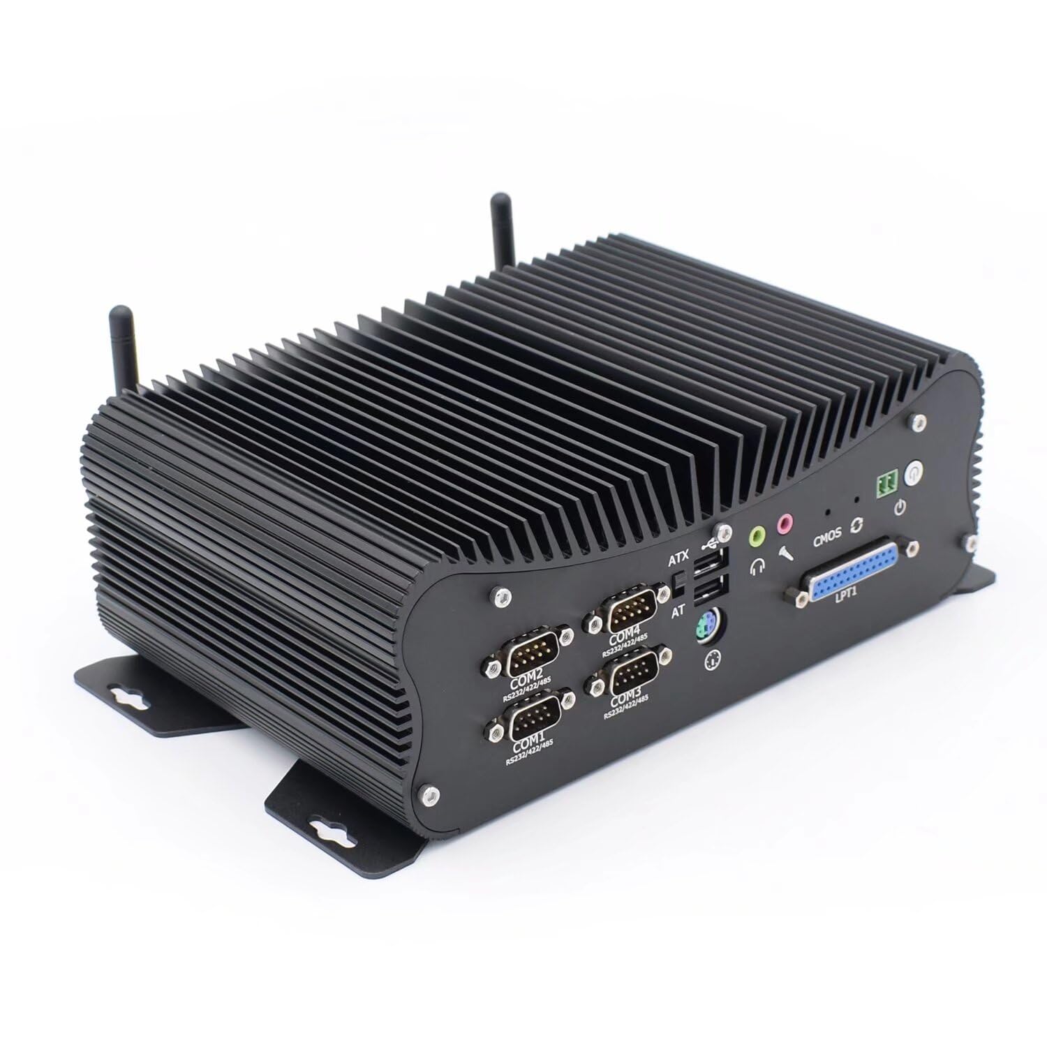 VENOEN Industrial Mini PC Core i7 1165G7, PC sans Ventilateur i7, 2.5Gbe LAN, Win 11 Pro, 9-36V, 6 RS232/RS485 COM, GPIO, HD, VGA, USB, WiFi, BT4.0, SIM 4G, Ordinateur Industriel, 16GB RAM 512GB SSD