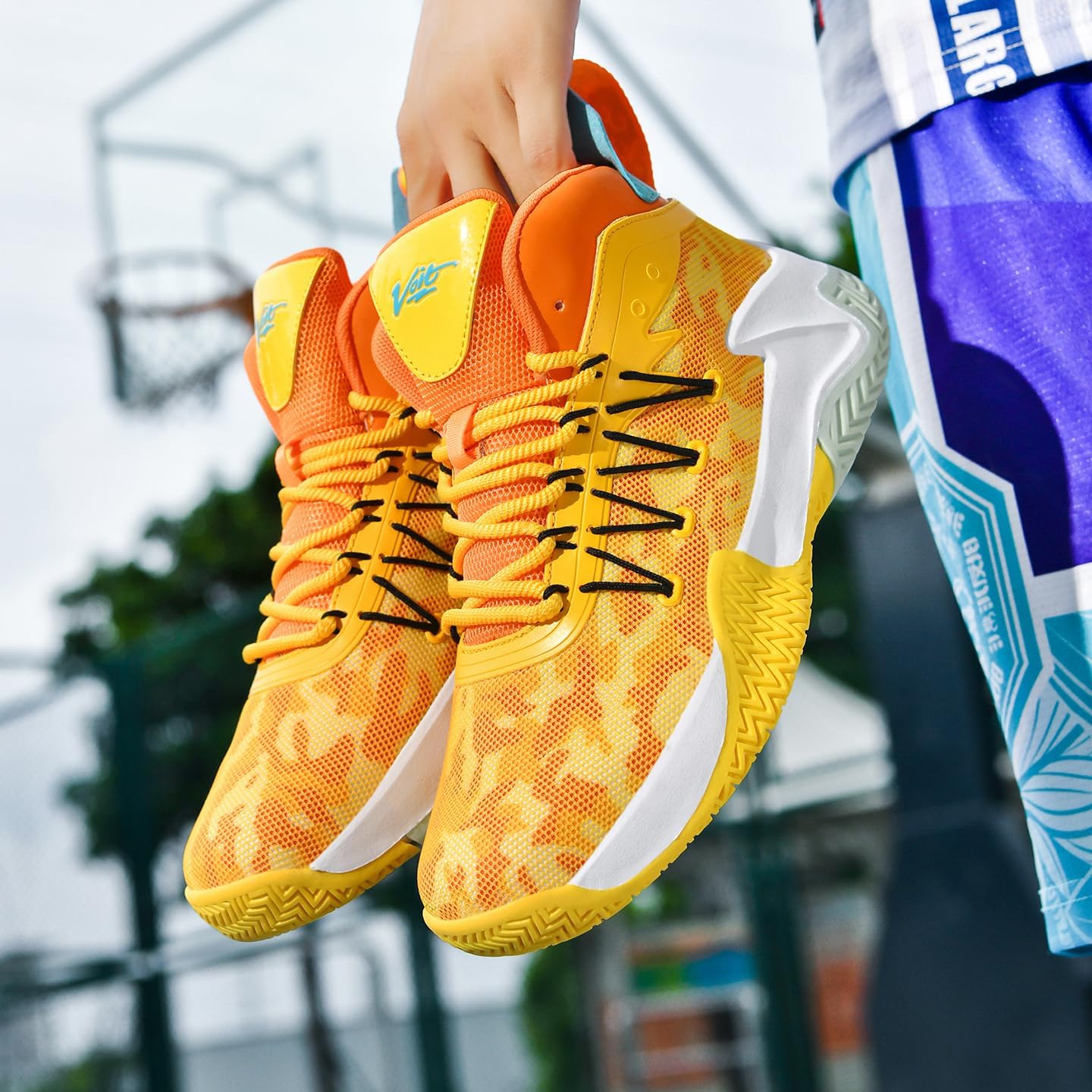 Womens Mens Basketball Shoes Comfortable Non Slip Outdoor Sport Volleyball Shoe - Image 7