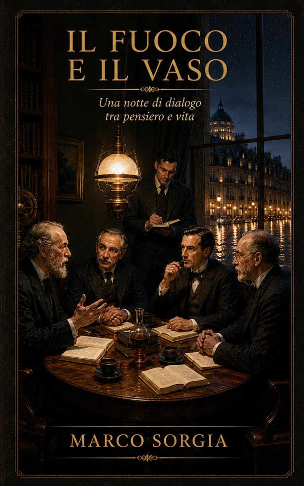 Il fuoco e il vaso: Una notte di dialogo tra pensiero e vita