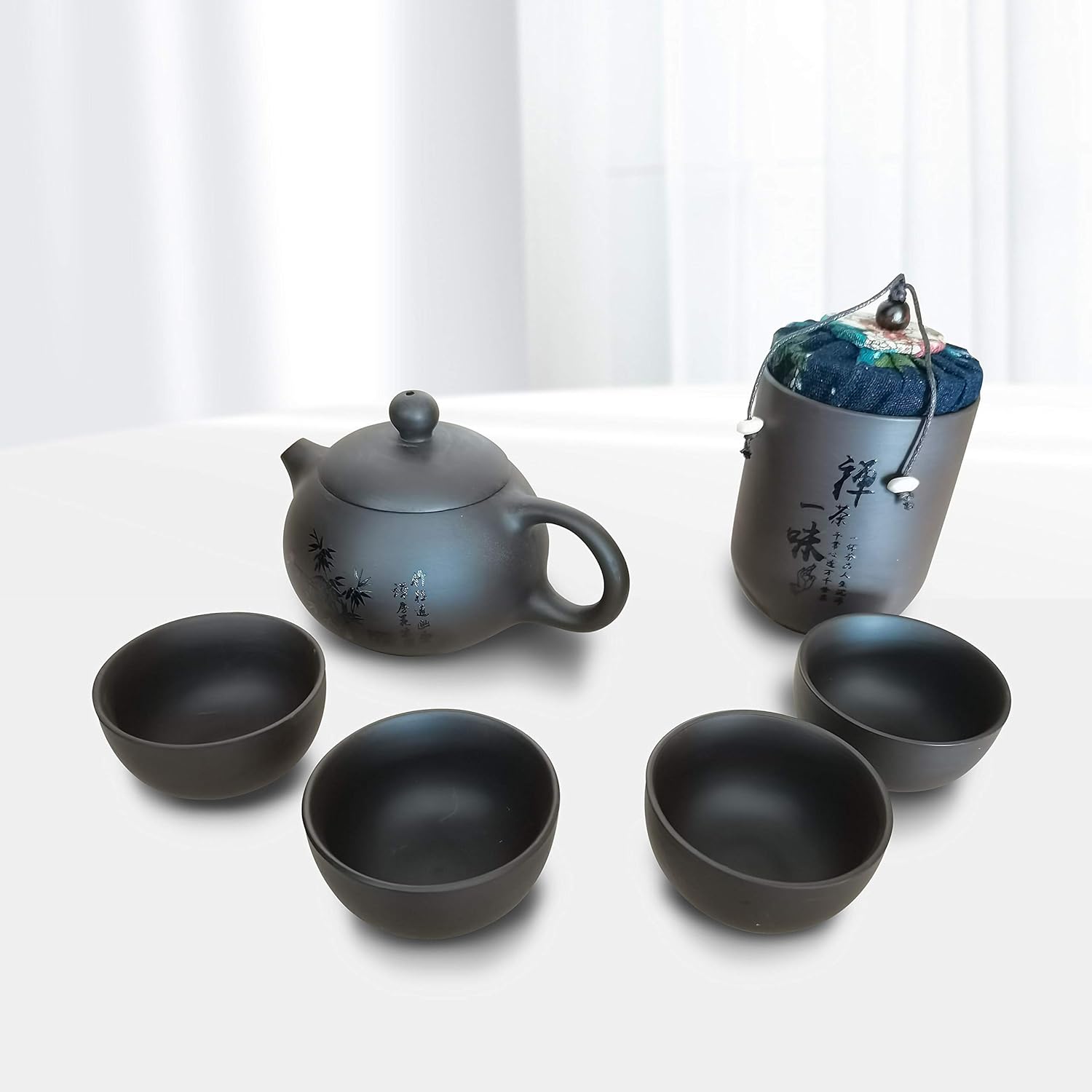 Hоttеѕt Sаlе Portable Tea Set,Chinese Teapot Set Handmade Ceramic Tea Set Travel Bag Suitable for Travel Home Outdoor and Office Black 70% оƒƒ Evеrуthіng Portable Tea Set,Chinese Teapot Set Handmade Ceramic Tea Set Travel Bag Suitable for Travel Home Outdoor and Office Black