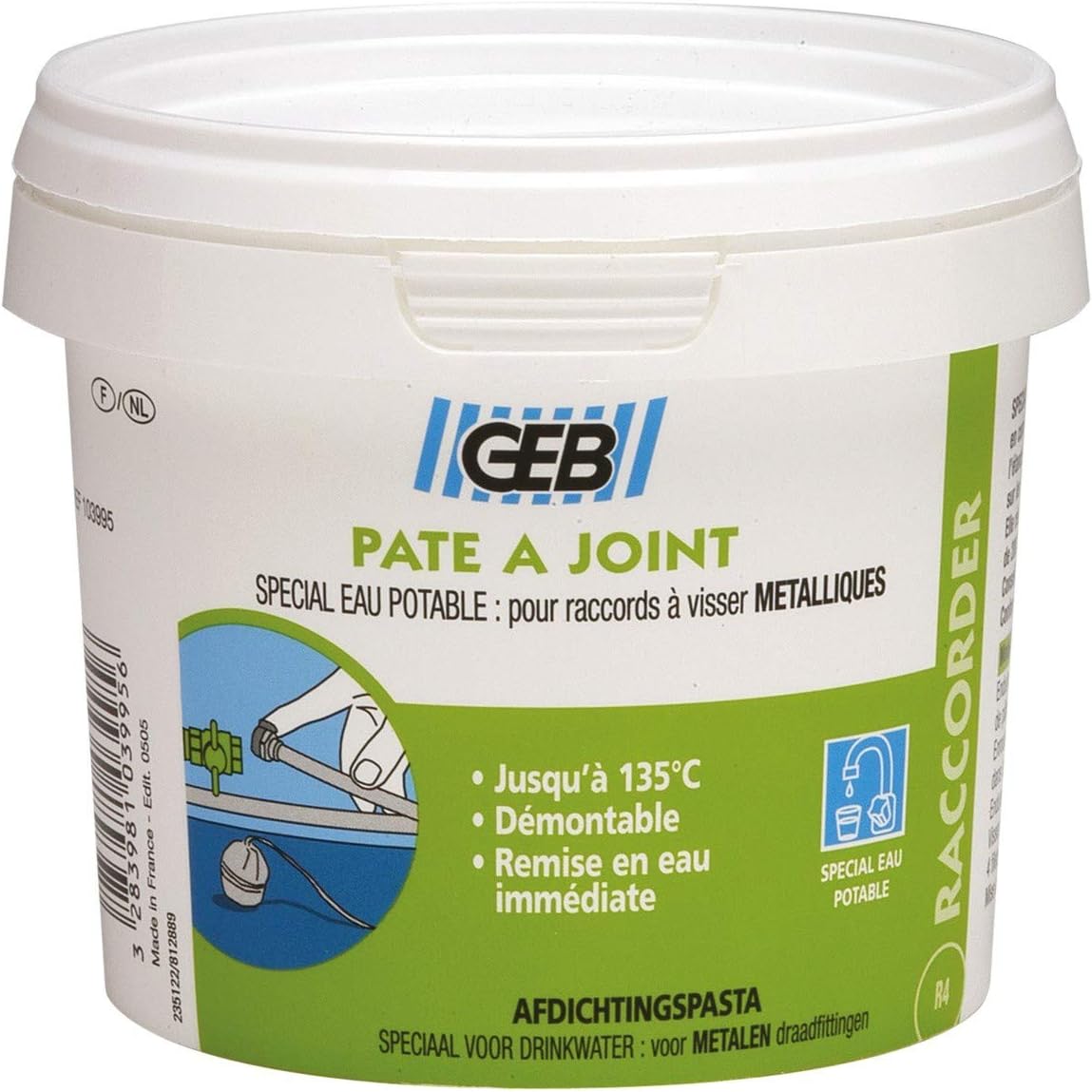 Geb - GEB - Tube de pâte à joint 125 mL