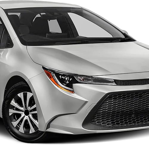 Miniatura 6 de DNA MOTORING OEM-HL-0152-R - Faro delantero derecho compatible con Toyota Corolla Sedan 20-23, compatible con modelos BaseLLE, carcasa negra,