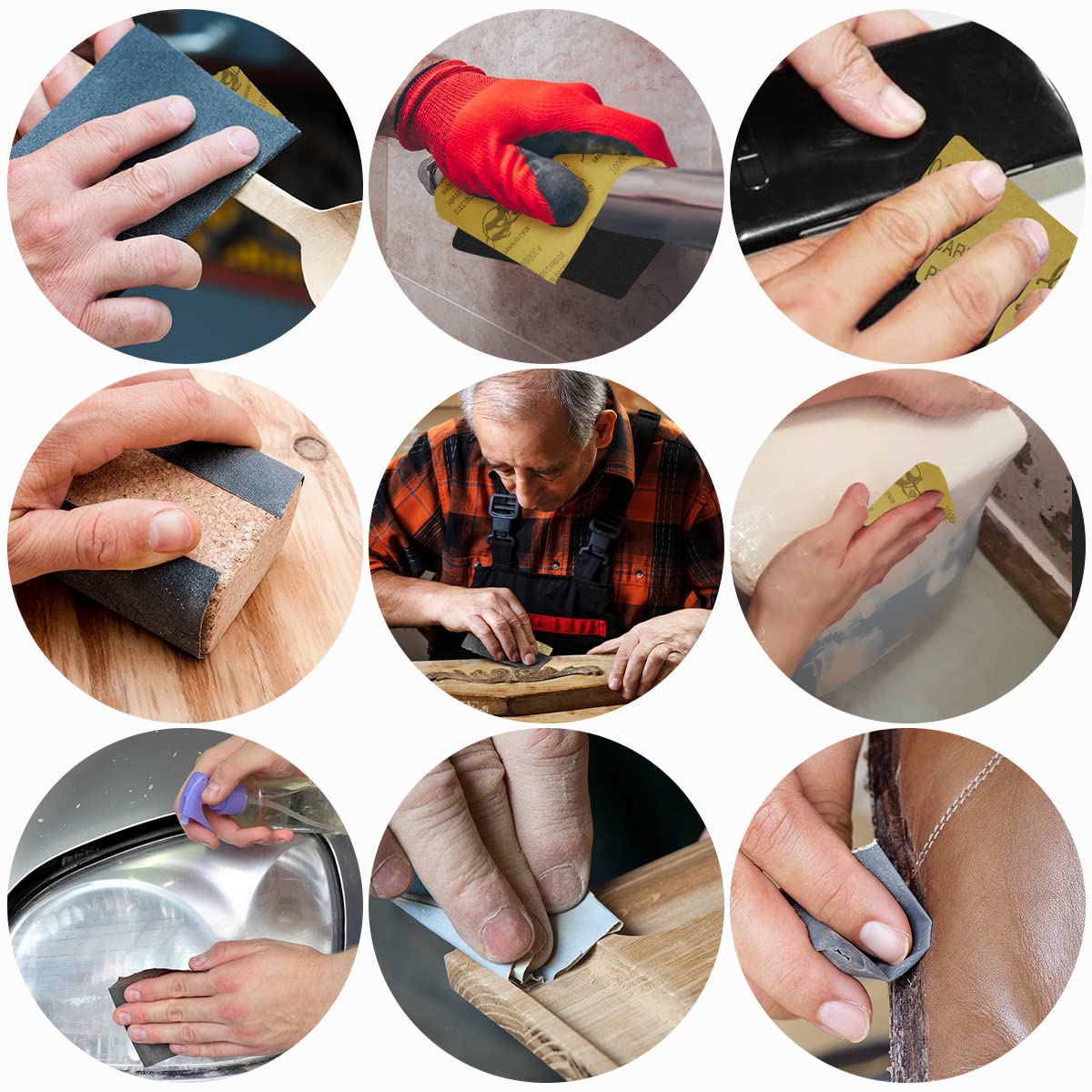 Handschuurpapier - Verftoebehoren - Verf en toebehoren