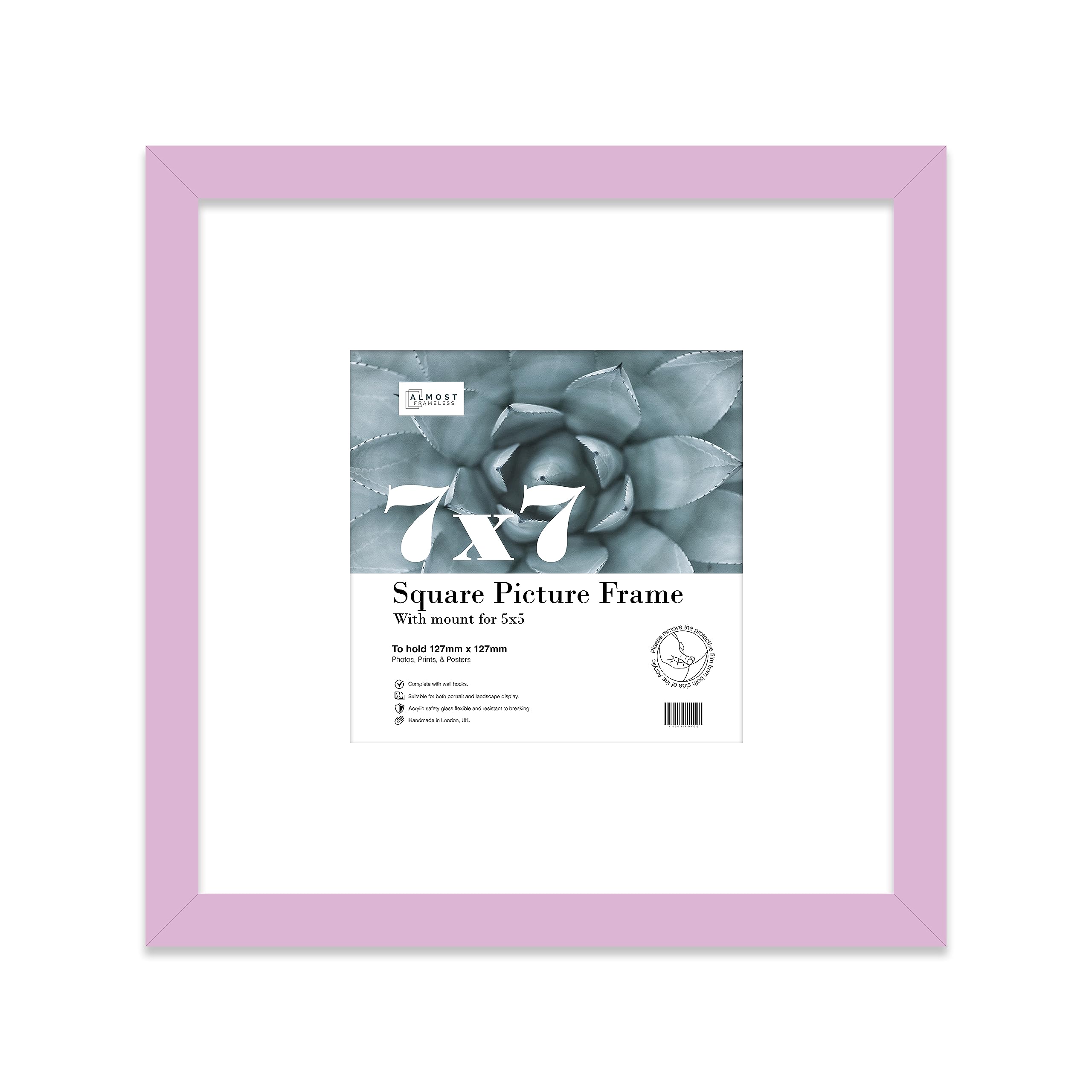 12X12" Grey Picture Frame12X12" Square Frame With 10X10" Mount For 12X12"/10X10" Pictures Art Deco Style Photo Display1 Pack from B&Q