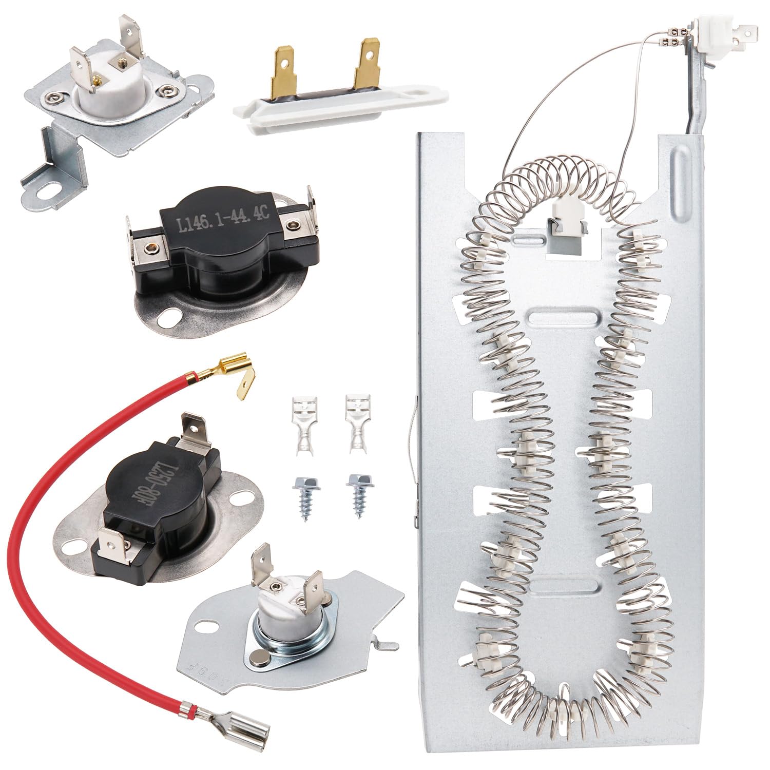Kit di elementi riscaldanti per asciugatrice compatibile con