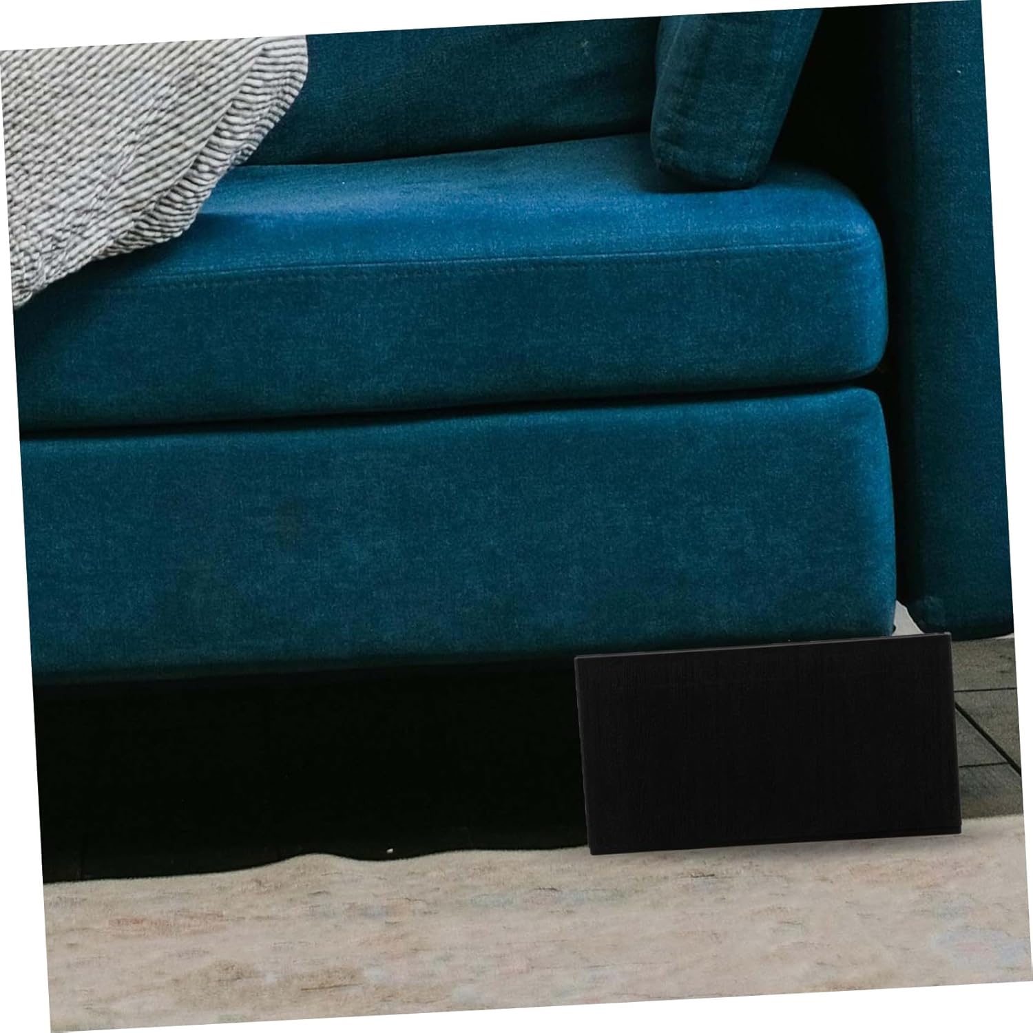 Amosfun 4pcs Furniture Levelers Rubber Feet Risers for Hardwood Floors Easy Installation Furniture Leg Pads for Tables Chairs Sofas Cabinets and Desks