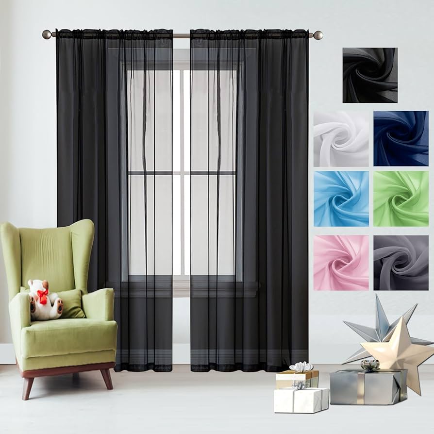 Amazon｜夜も透けにくいミラーレースカーテン 230 x 110 cm