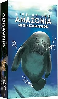 Life of The Amazonia Board Game – Strategic Jungle-Building Game for 1-4 Players, Ages 14+ | 60-150 Min Play | Restore The Jungle, Place Animals & Plants (Mini-Expansion)