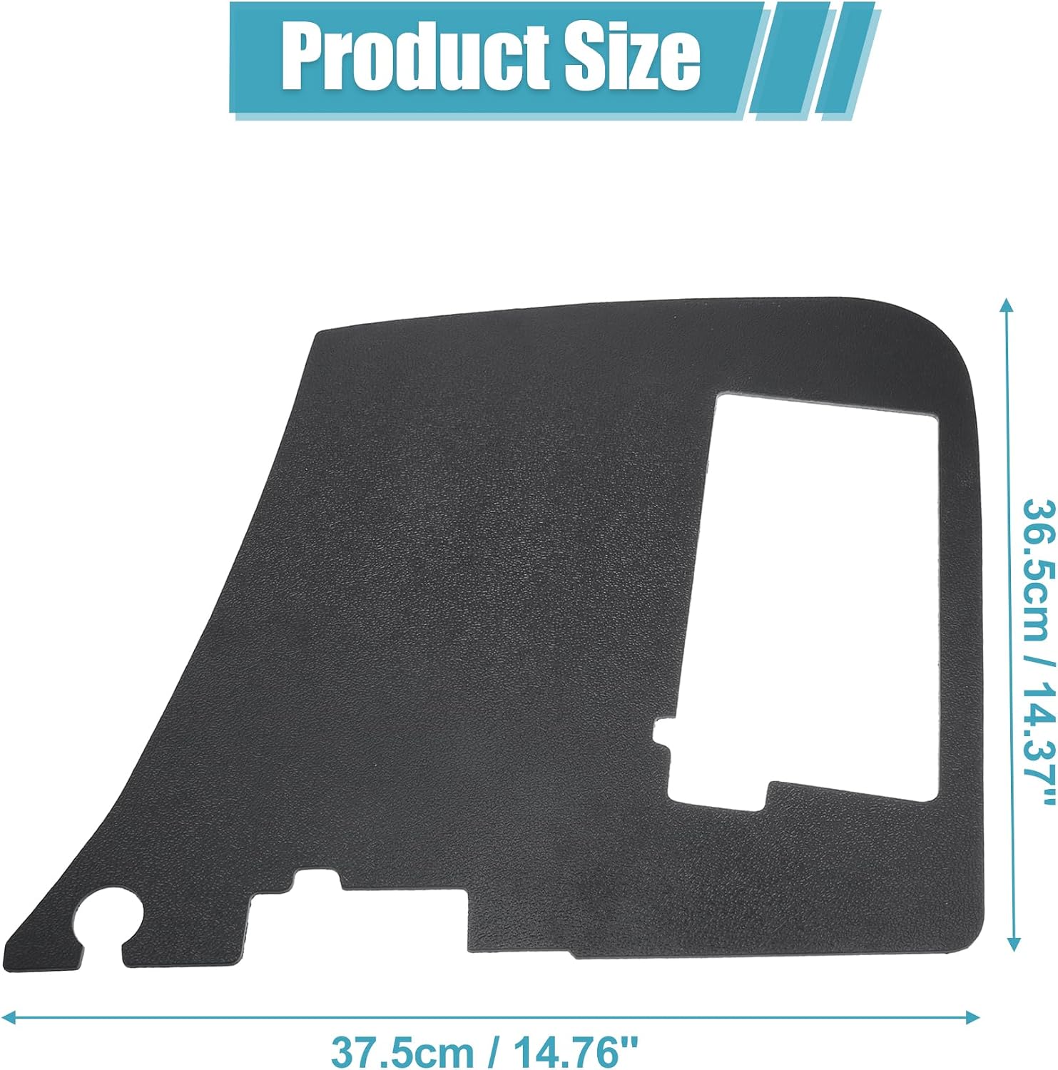 X AUTOHAUX 1 Pcs Car Battery Den Cover Replacement for Chevrolet Corvette 1997-2004 ABS Black