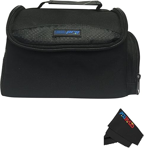 SSE Estuche de viaje de cámara SLR digital acolchado suave medio con clip desmontable