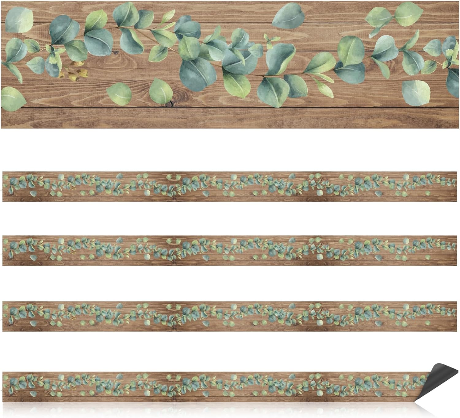 Ireer 24 Pieces Strips Retro Border for