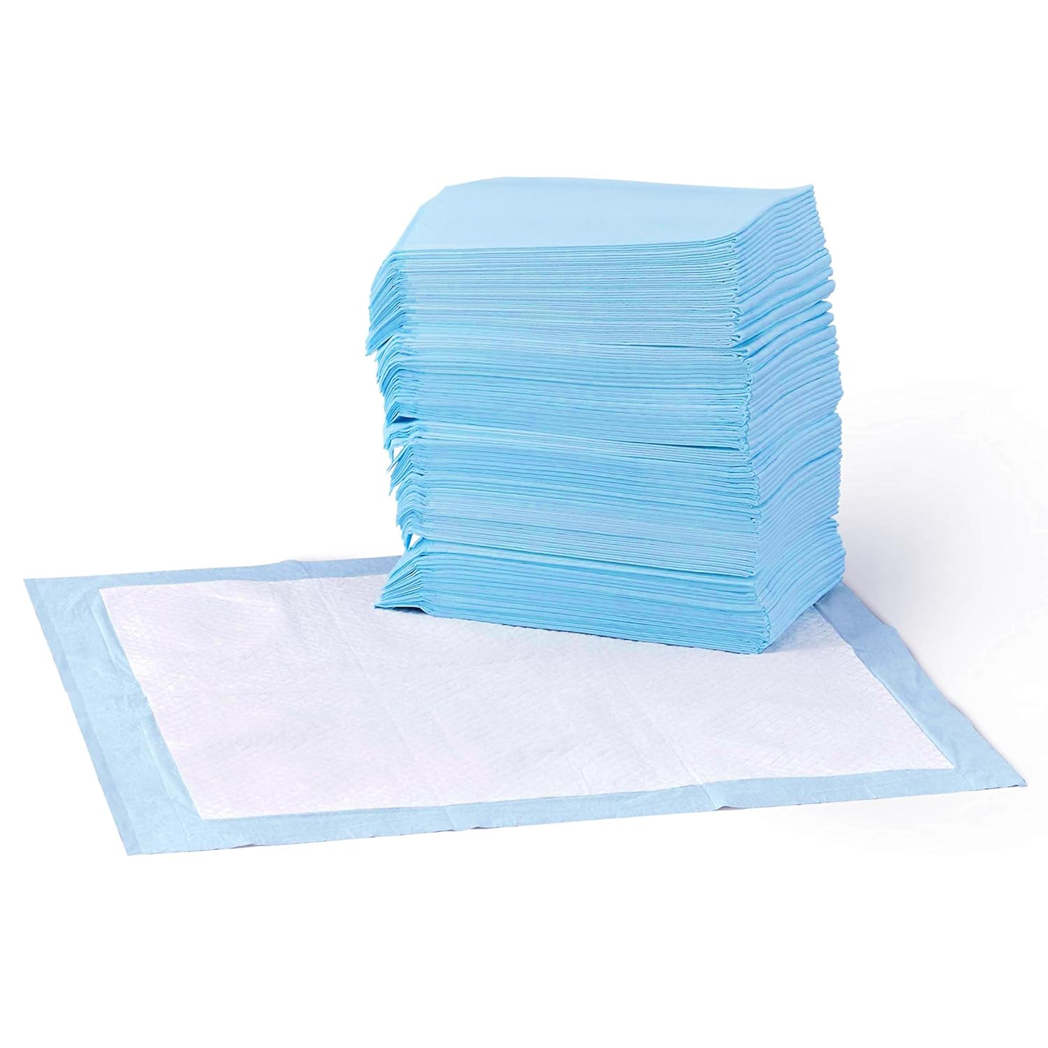 AmazonBasics Pet Pee Pads for Potty Training| Standard | Regular 56 x 56cms | 50 Pieces | Leak-Proof Quick Dry Design, 5-Layer Design, for Small Dogs and Puppies (Standard, Regular Size, 50 Pads) AmazonBasics Pet Pee Pads for Potty Training| Standard | Regular 56 x 56cms | 50 Pieces | Leak-Proof Quick Dry Design, 5-Layer Design, for Small Dogs and Puppies (Standard, Regular Size, 50 Pads)
