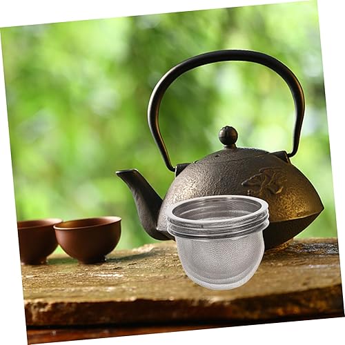 Miniatura 3 de Colador de malla 4 unids Tetera Colador Filtros de café Colador de té Premium Acero inoxidable Taza Taza Tetera de acero inoxidable