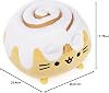 GUND Pusheen Catfé Cinnamon Roll Pusheen Plush Squisheen Cat Stuffed Animal, 12