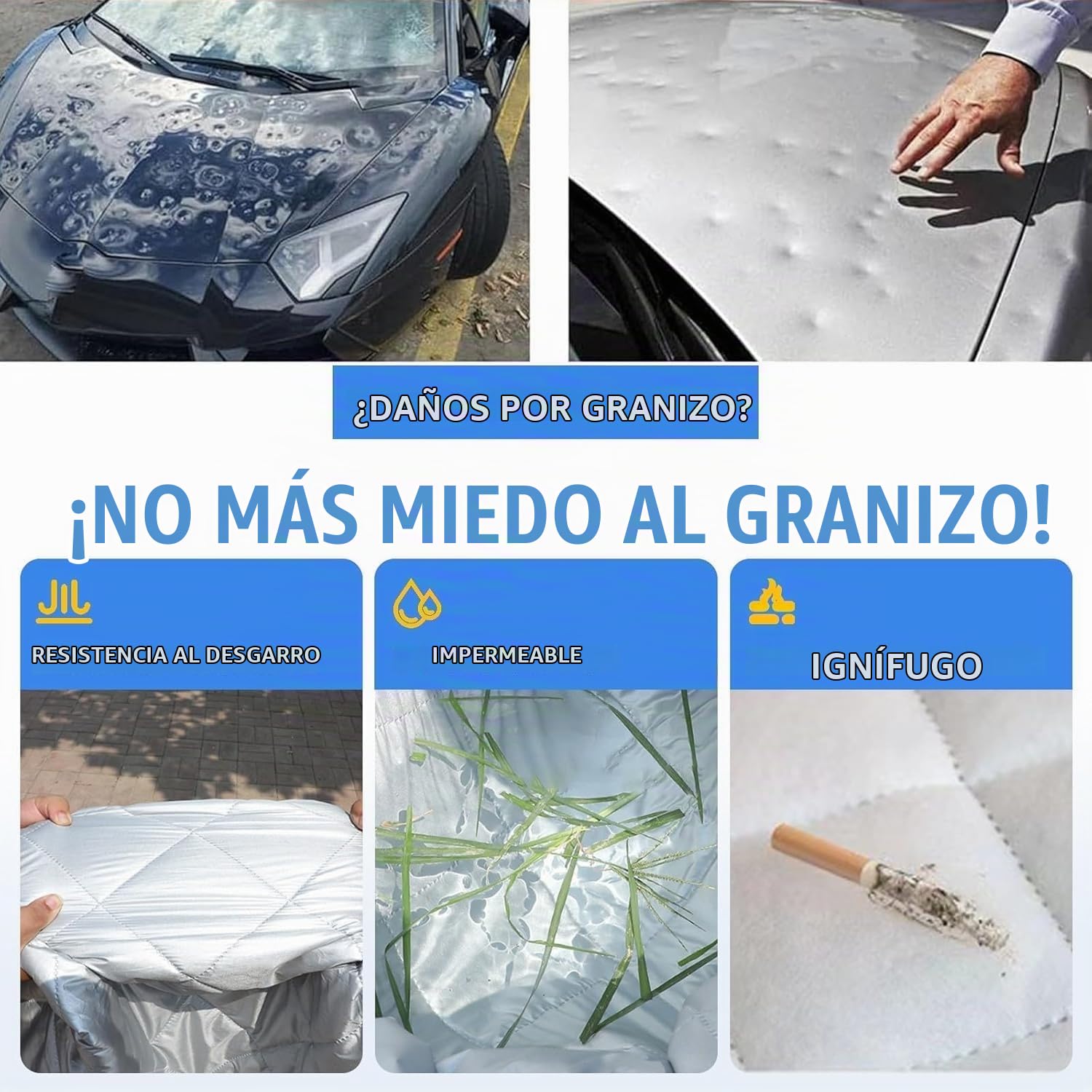 Funda Coche Antigranizo para BYD Seal U DM-i, Anti-Granizo Lona Coche,Engrosamiento, Protección contra Granizo, Protección contra Piedras t339uq