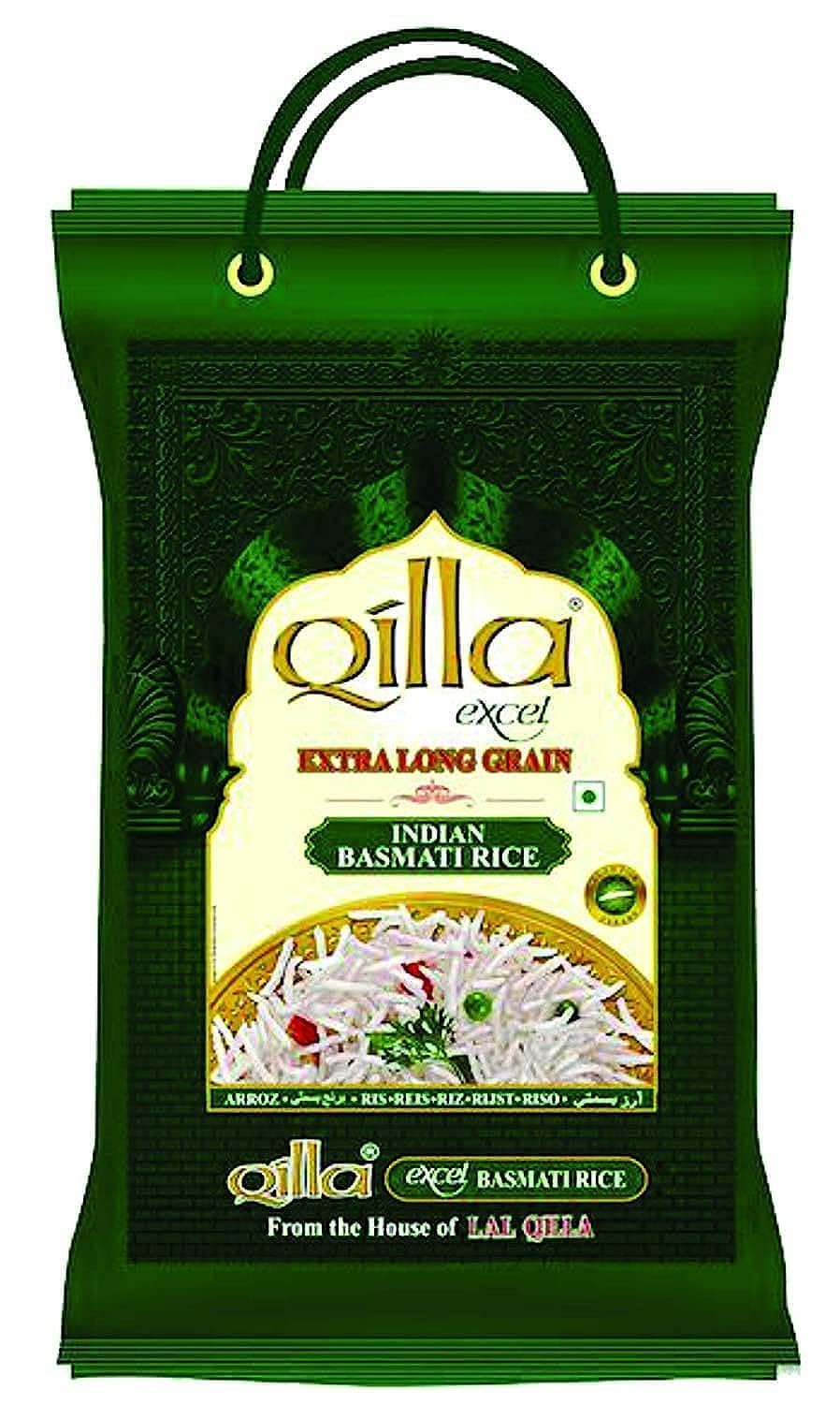 Qilla Excel Extra Long Grain Indian Basmati Rice 5kg