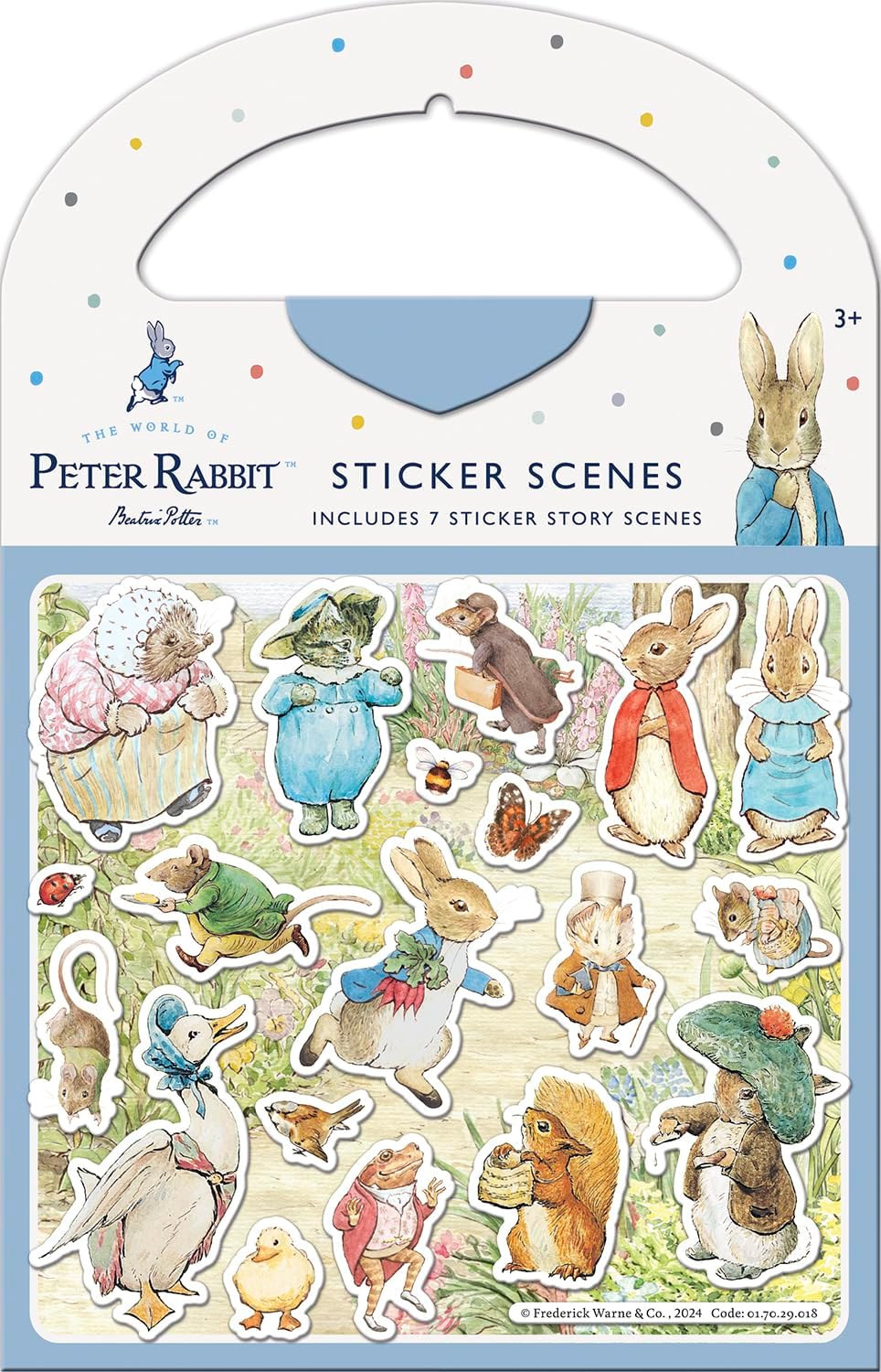 Peter Rabbit Sticker Scene Activity Set | Includes 6 Scenes & 50+ Stickers | Official Licensed Product | Gifts for Boys & Girls Age 3+ | Beatrix Potter | Arts & Crafts, Decoration & Party Bag Fillers