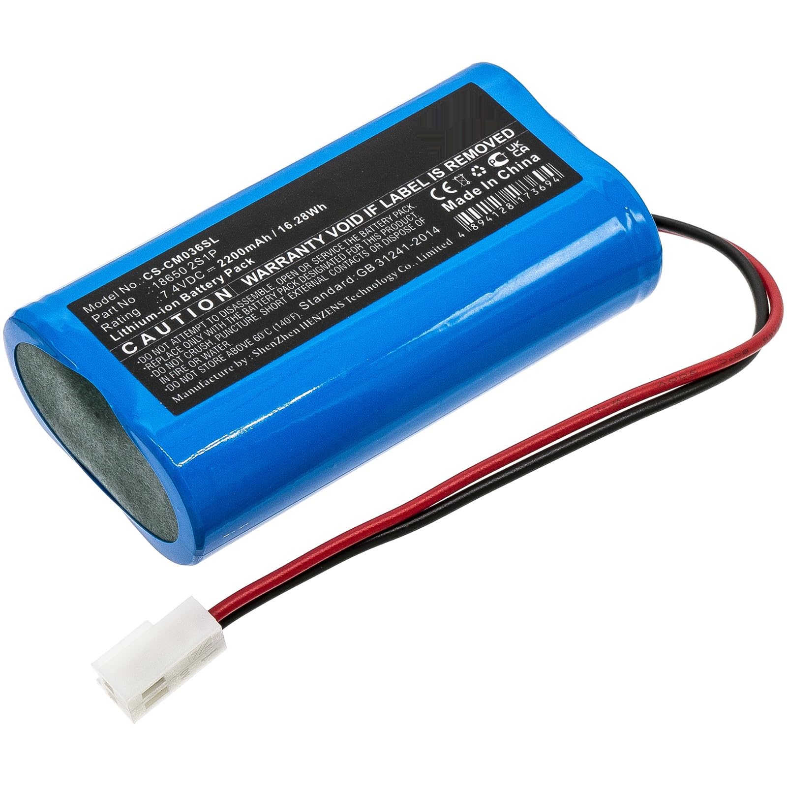 Amazon.com: Flujoy 2200mAh/7.4V Replacement Battery for Custom