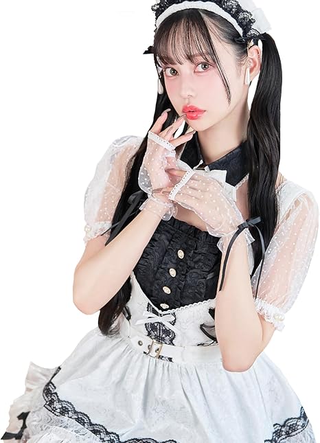 Amazon.co.jp: [Malymoon] コスプレ メイド ウエイトレス ゴシック