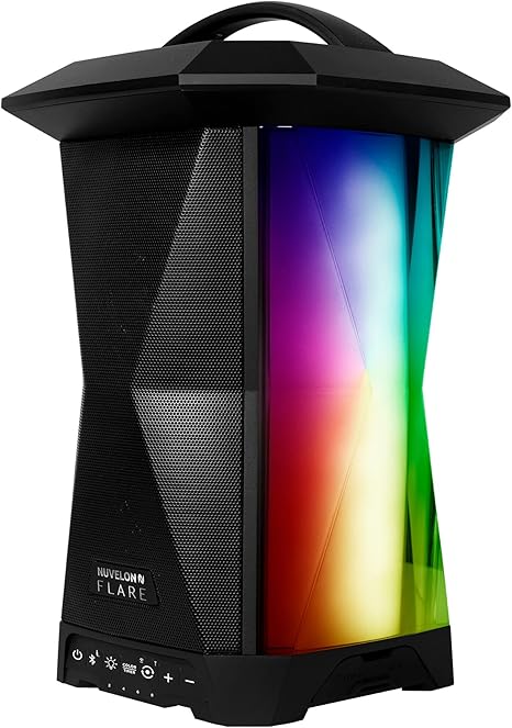 nuvelon nf15a1 btm portable bluetooth speaker with lights nuvelon flare multi sync wireless speaker with ambient lighting and rhythm light pulsing le