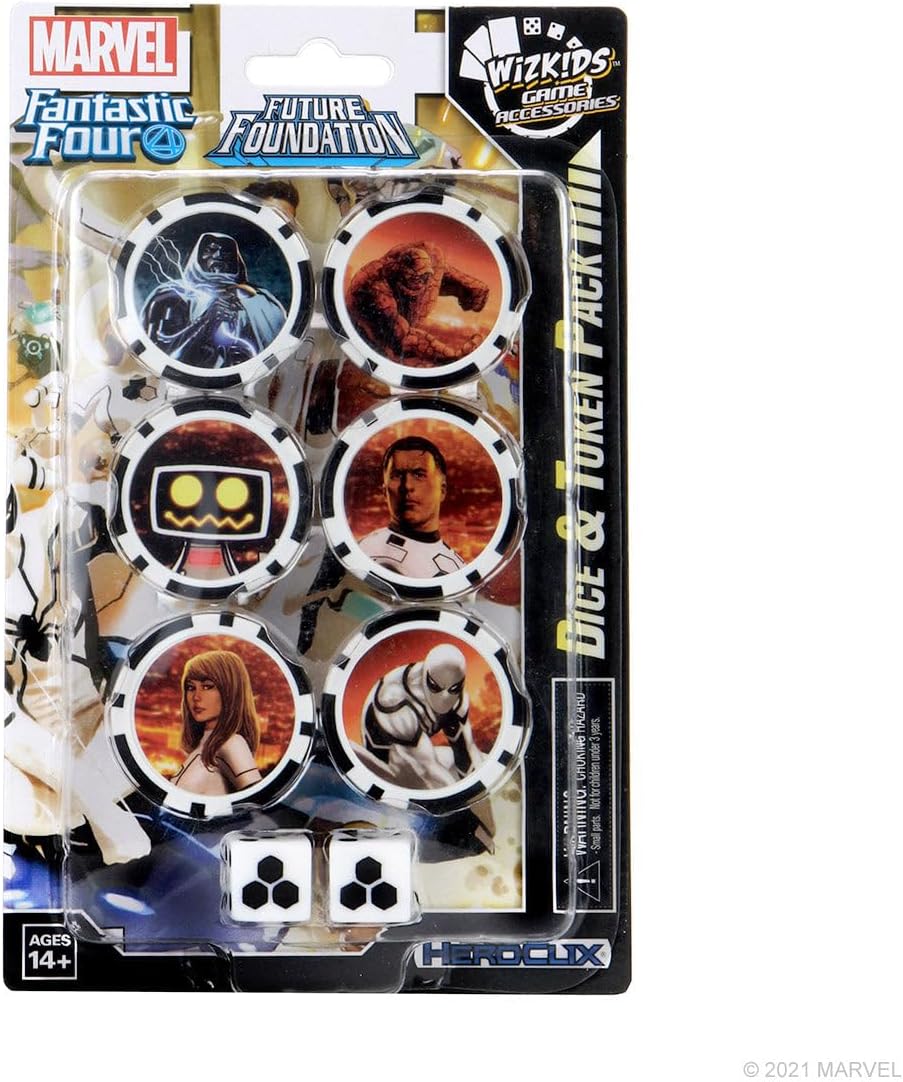 Marvel HeroClix: Fantastic Four Future Foundation Dice and Token Pack