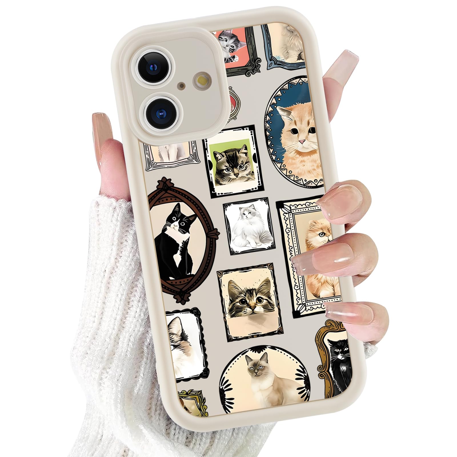 Coque iPhone 17 chat mignon silicone fine et antichoc - 8