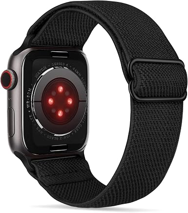 Tasikar Sport Cinturini Compatibile con Cinturino Apple Watch 41mm 40mm  38mm, Sport Solo Loop Regolabile, Cinturino Elastico di Ricambio  Compatibile con Apple Watch SE Serie 7/6/5/4/3/2/1-Nero : Amazon.it:  Elettronica