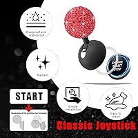 Vista 50 de Cinta Cubierta de botón de arranque para joystick de automóvil, accesorios de metal para arranque, cubierta de botón de arranque del motor