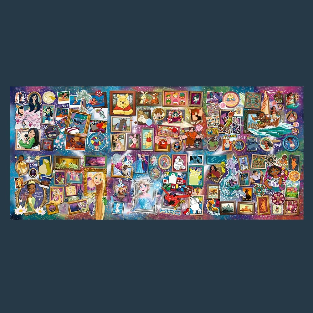 Trefl Prime - Puzzle UFT: The Greatest Disney Collection vol.2-9,000 Pieces, Disney Characters, Large Jigsaw Puzzle, thickest Cardboard, for Adults and Children Aged 15 and Over