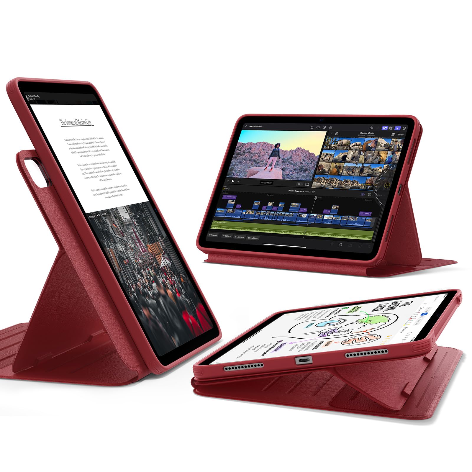 Amazon.com: ESR for iPad Air 11 Inch Case M4/M3/M2 (2026/2025/2024