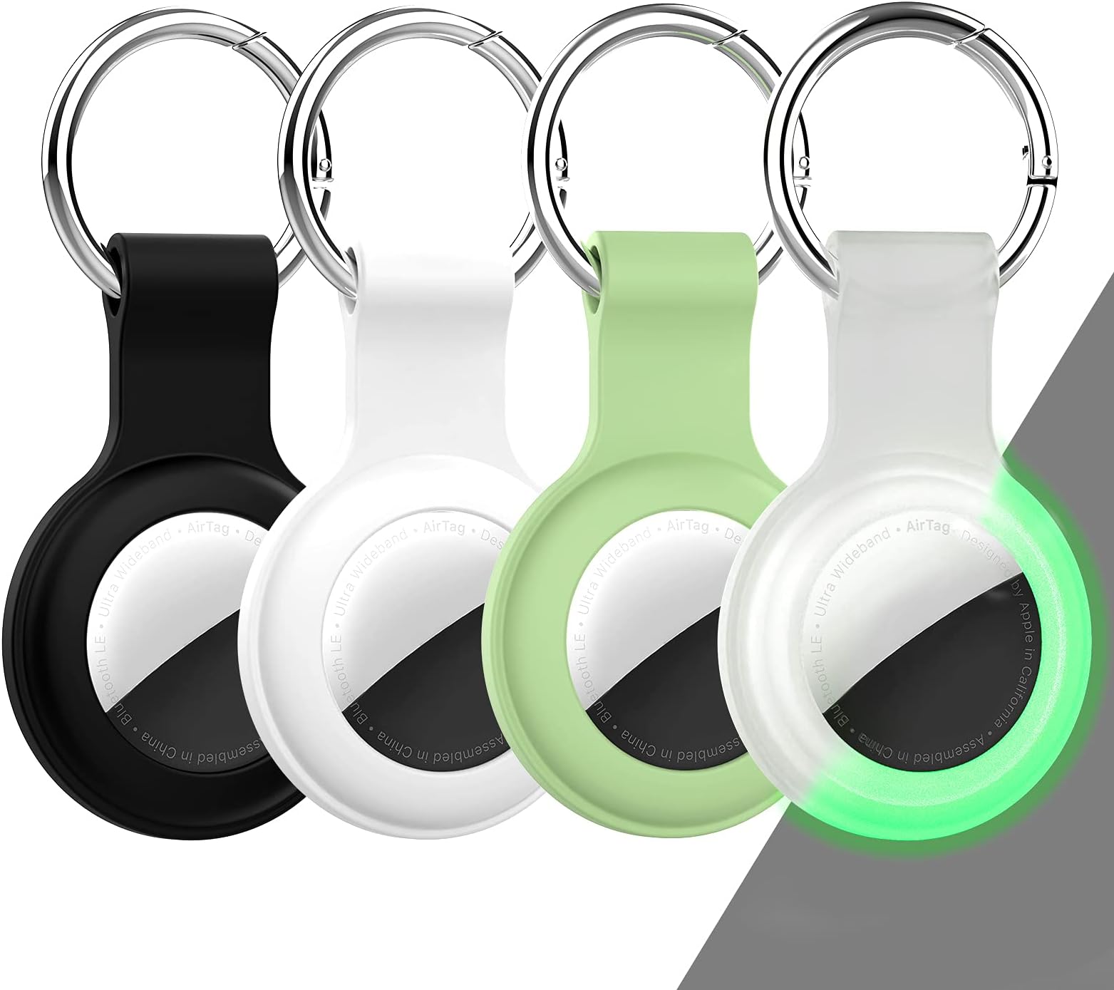 Amazon.com: HATALKIN Compatible with AirTag Case Keychain Air Tag ...