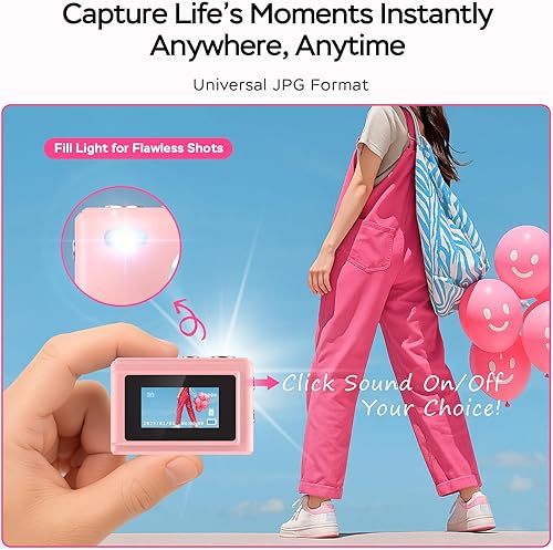 Miniatura 3 de Mini cámara grabadora de video HD 1080P, videocámara digital con llavero con tarjeta de 64 GB, pantalla HD de 0.96 pulgadas, batería de larga