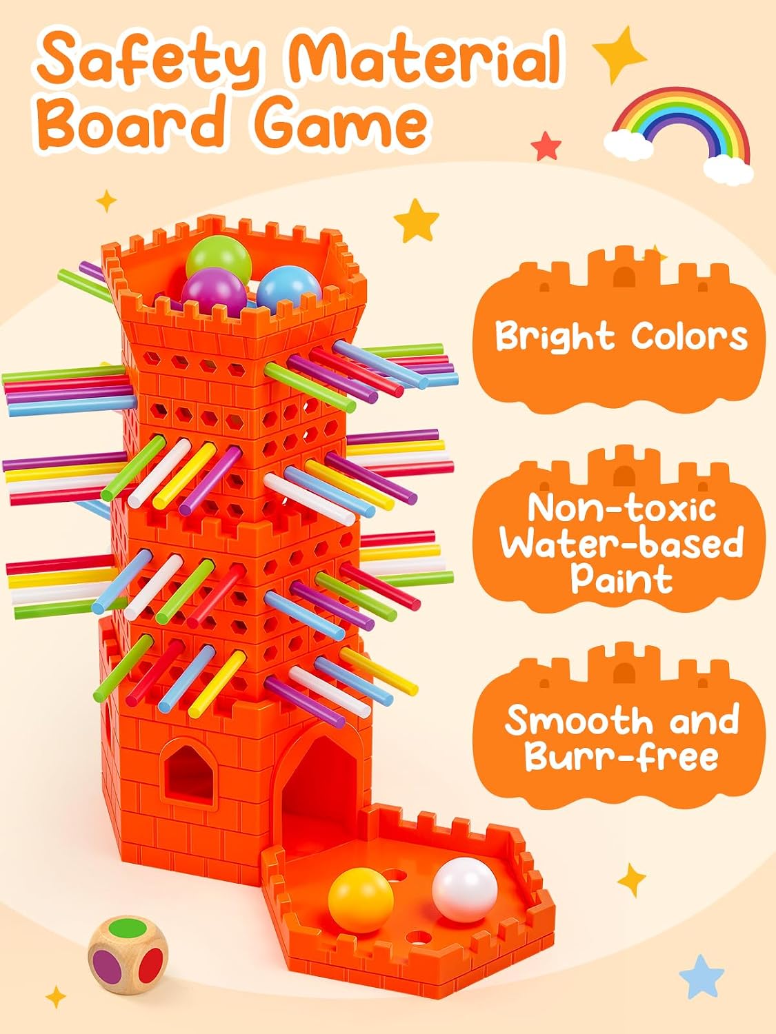 Montessori 3D Board Game Educational Math Toy with 42 Sticks for Ages 3-6 image 5