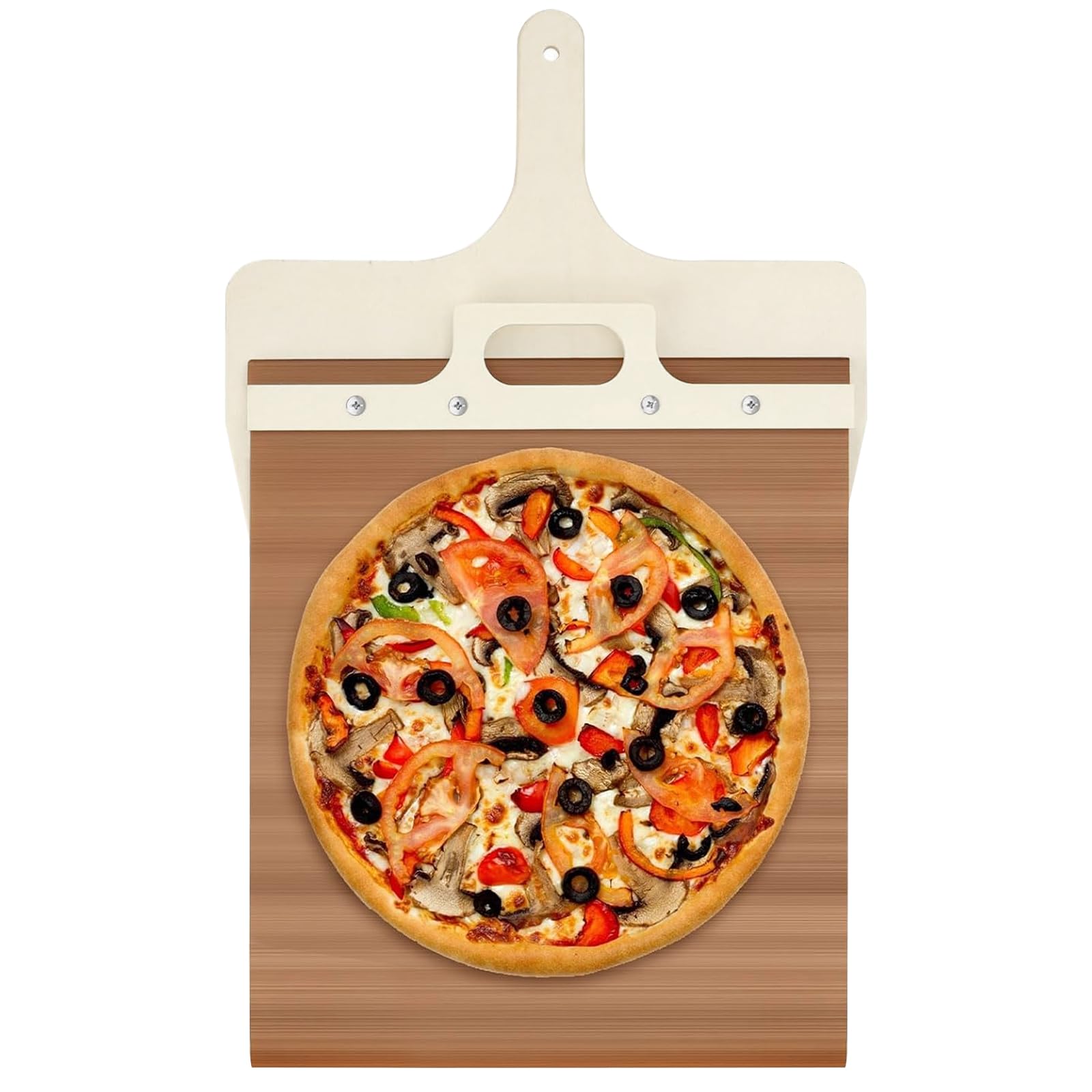 Pala per Pizza Scorrevole (2026NEW) Sliding Pizza Peel,Pala per Pizza Antiaderente con Manico Scorrevole