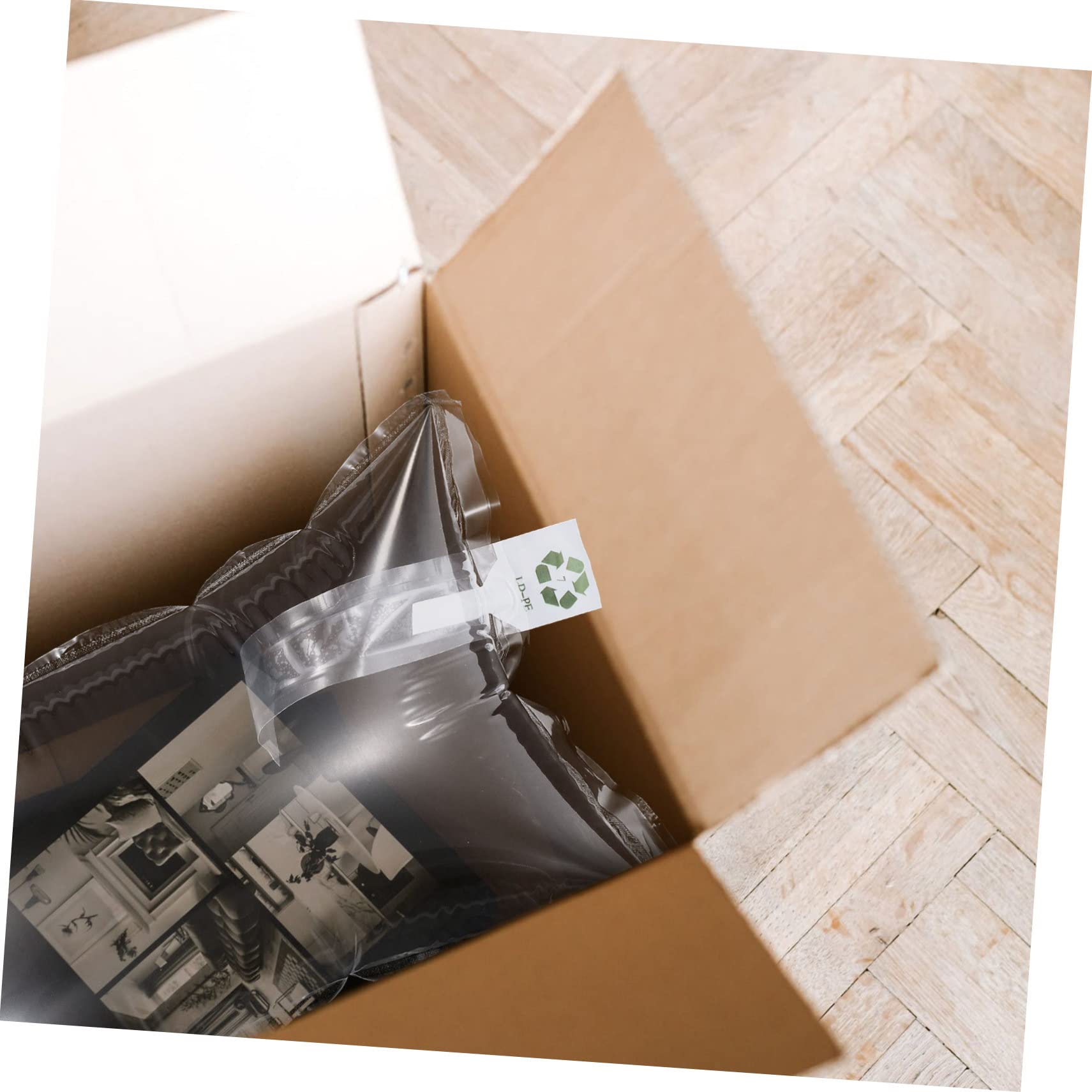 Operitacx 100 Stück Luftpolsterfolie Luftkissenbeutel für Sicheren Versand Praktische Wiederverwendbare Verpackung für und