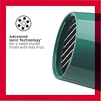 Vista 2 de Secador de pelo Revlon con booster de volumen 1875W para elevación y cuerpo voluminosos, (Verde)
